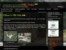Tablet Screenshot of campingmilletoiles.com